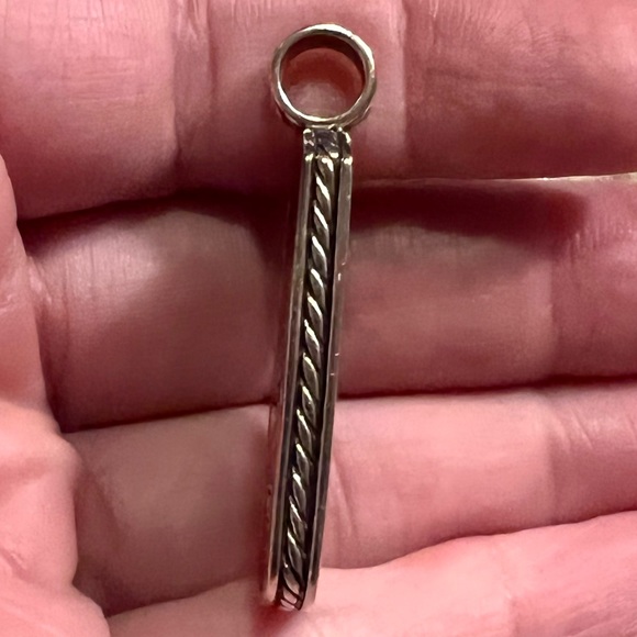 David Yurman Leopard Tag Pendant RARE - Picture 5 of 8